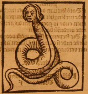 Myths & Legends - Draconcopedes: the medieval serpent with a woman's face