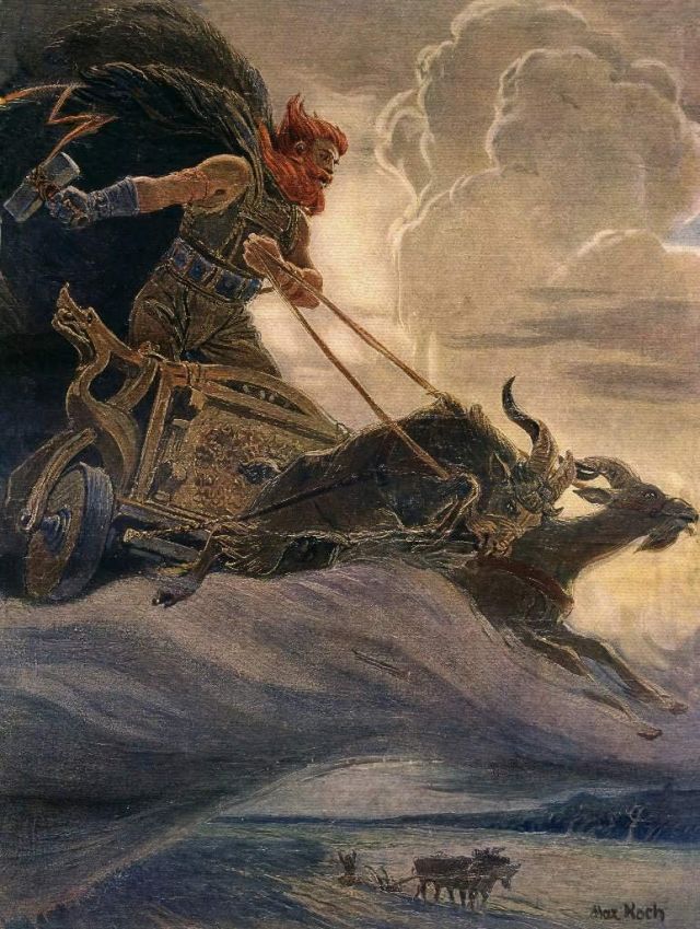 Myths & Legends - Thor: the hammer-wielding thunder god of Norse myth