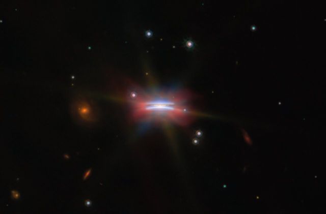 Space - Oph 163131: planet formation captured in a massive disk