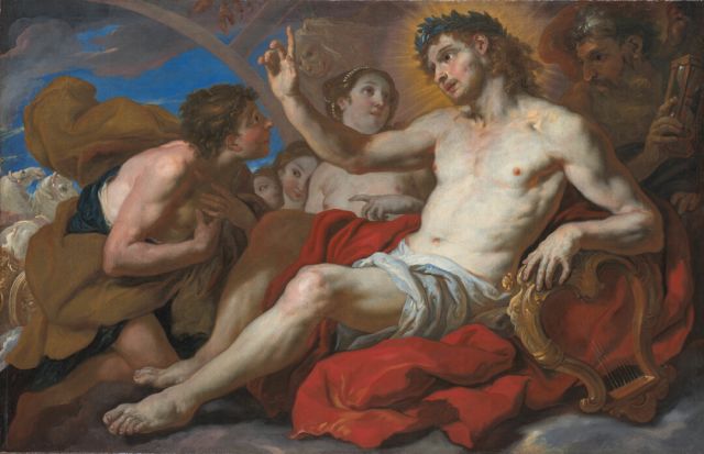Art Minute - Apollo Granting Phaeton Permission by Johann Michael Rottmayr