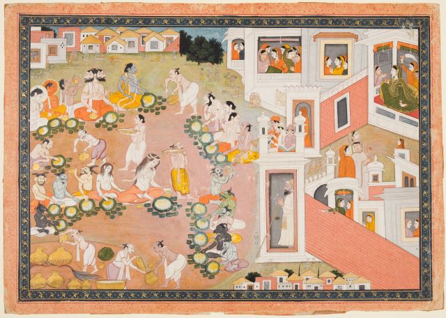 Art Minute - Bala Kanda Feast by Pahari Artists