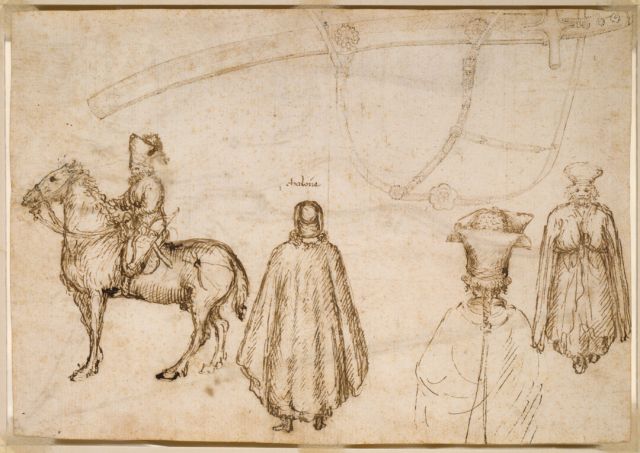 Art Minute - Sketches of Emperor John VIII Palaeologus by Pisanello