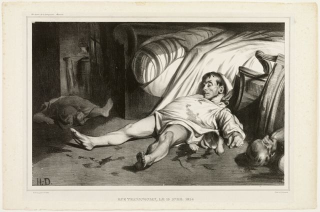 Art Minute - Rue Transnonain by Honoré Daumier