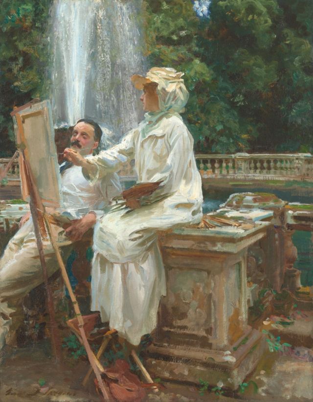 Art Minute - The Fountain, Villa Torlonia by John Singer Sargent