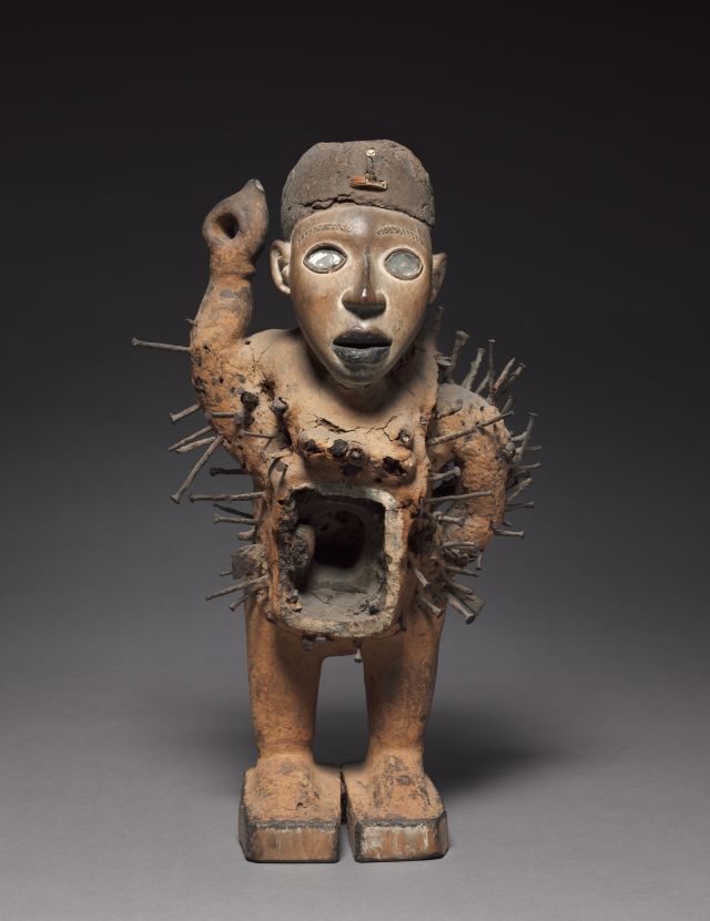 Art Minute - Male figure nkisi nkondi by Kongo Sculptor