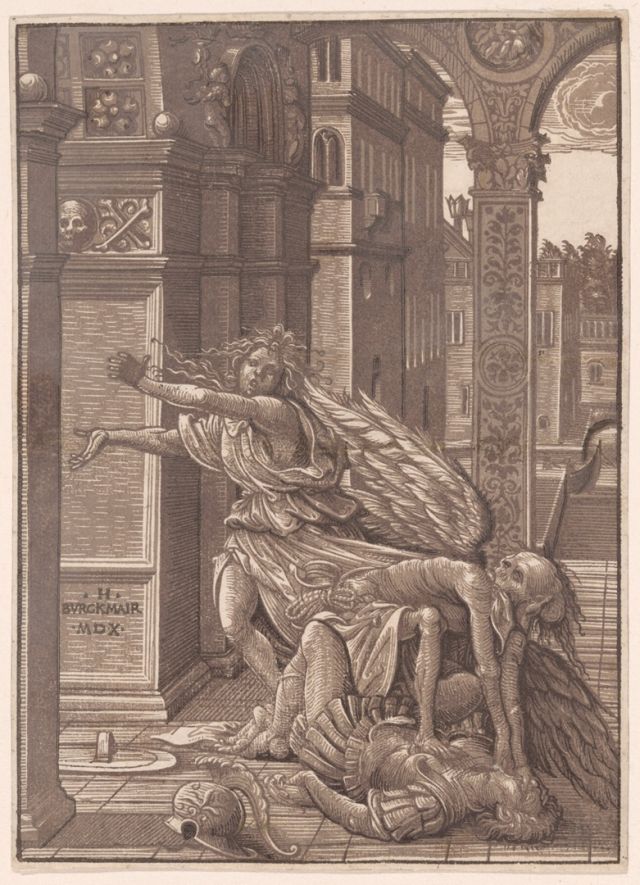 Art Minute - Lovers Surprised by Death by Hans Burgkmair