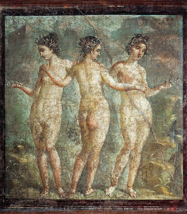 Myths & Legends - Charites: the ancient Greek goddesses of grace and charm