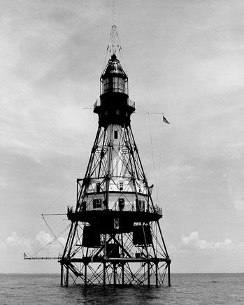 Great Structures - Pile lighthouses: skeletal towers built on open sea reefs