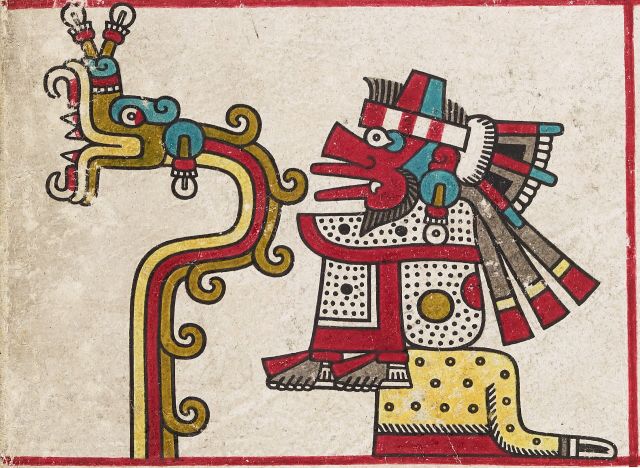 Maya, Aztecs & Incas - Quetzalcoatl: the feathered serpent god of wind and wisdom