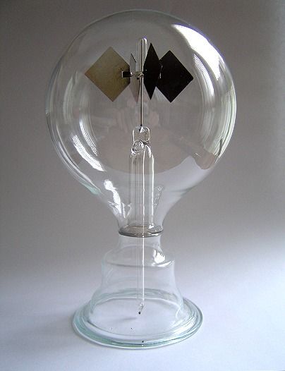 Inventions - Crookes radiometer: the glass bulb powered by light