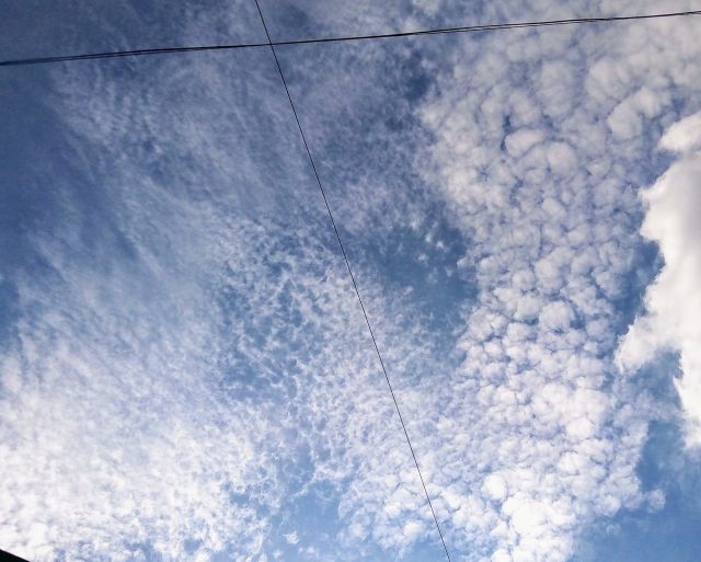 Weather - Altocumulus lacunosus: the honeycomb clouds of downdrafts