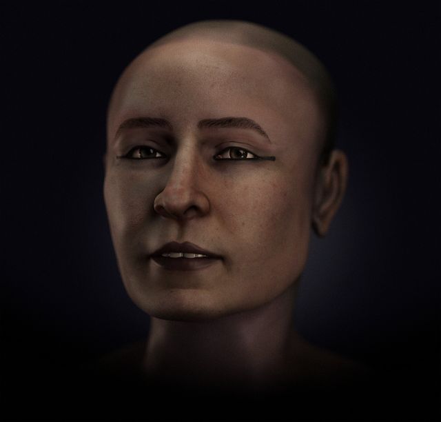 Egyptology - Shep-en-Isis: the reconstructed face of a Theban mummy